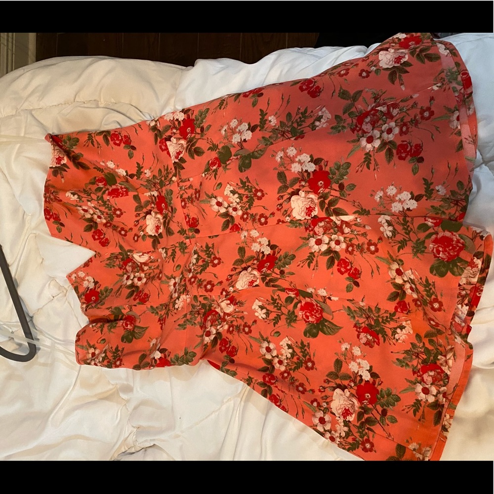 Leith floral pink romper